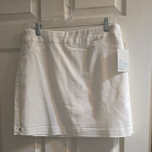 Croft & Barrow White Skort Size 10